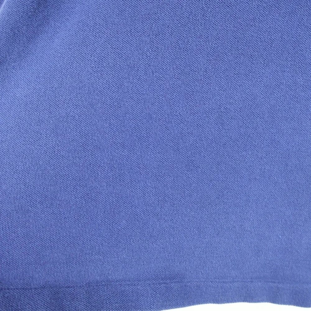 Polo Ralph Lauren Big Pony Custom Slim Fit Polo XL Navy Blue Cotton Mesh 3 Patch
